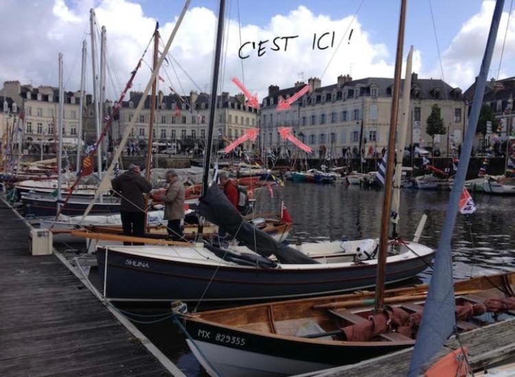 Vue Imprenable Sur Le Port, Charmant Et Clair! Vannes Exterior foto
